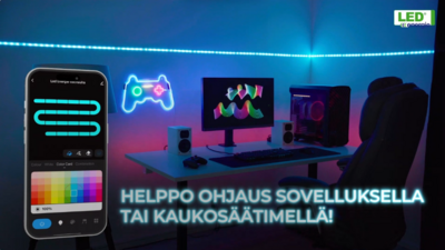 Led-valonauha Led Energie RGBIC+CCTIC 5M Wifi