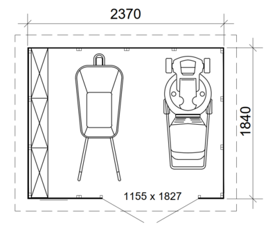 Piharavarasto Goodiy Kalmar 4,4m2