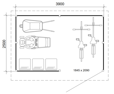 Jätekatos Nordborg 390x250cm
