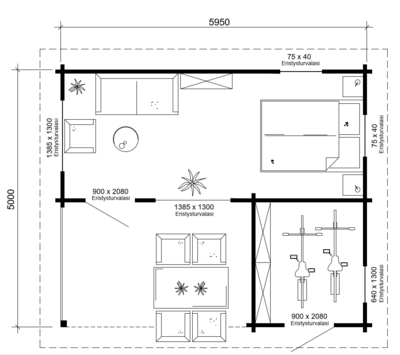 Mökki Cello Uddevalla 29,9m2