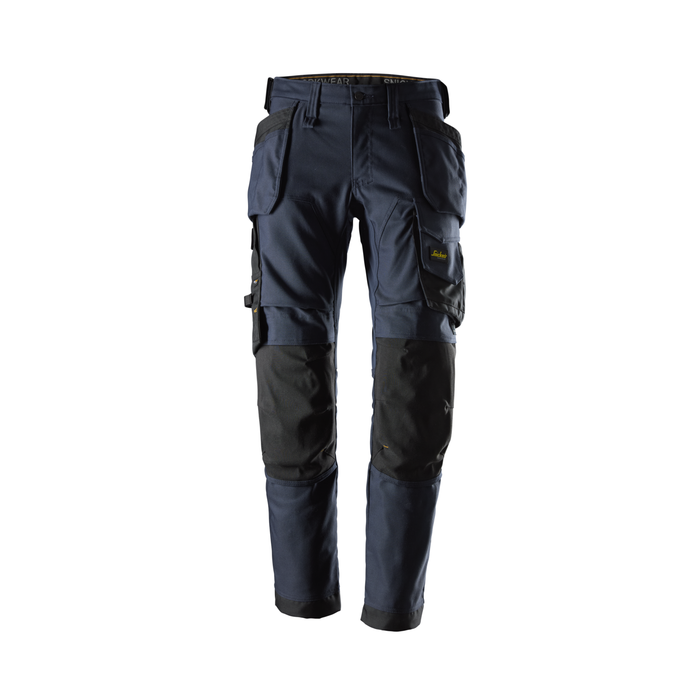 Housut Snickers canvas-stretch 6244-9504 musta-sininen