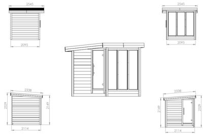 Pihasauna Anita 4,5m2
