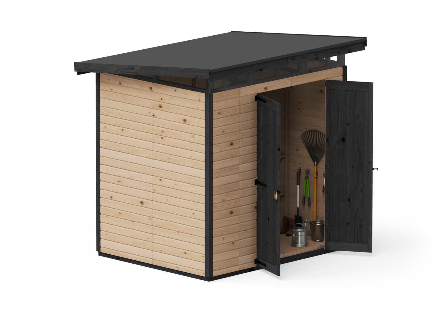 Puinen vaja Strongbox L -167x203, ruskea