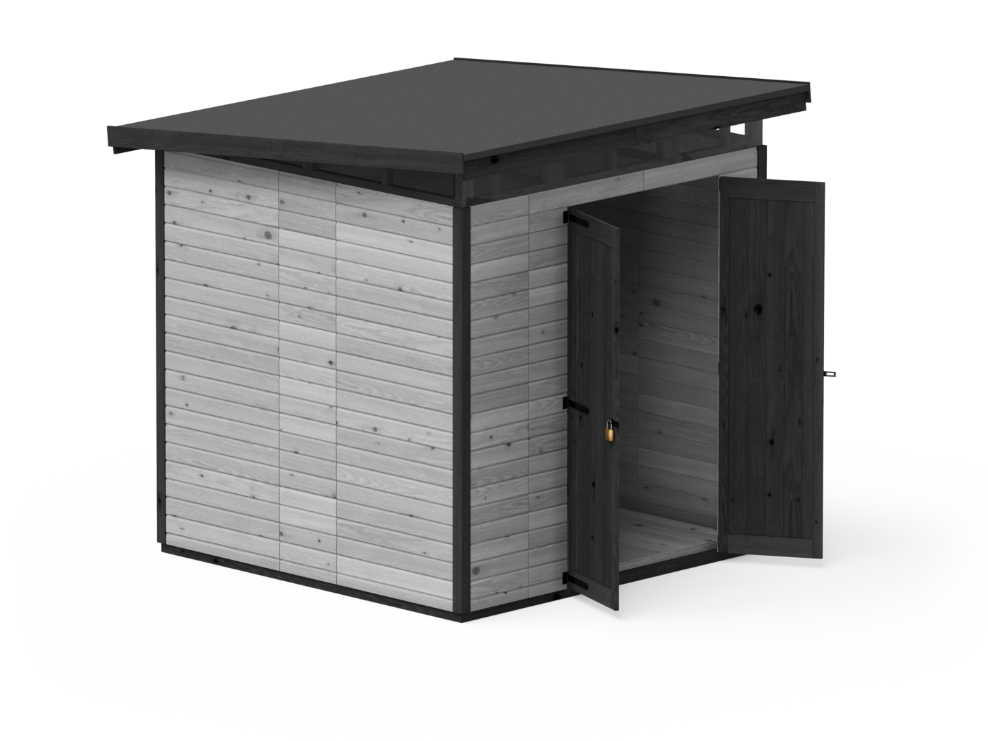 Puinen vaja Strongbox XL -203x203, harmaa