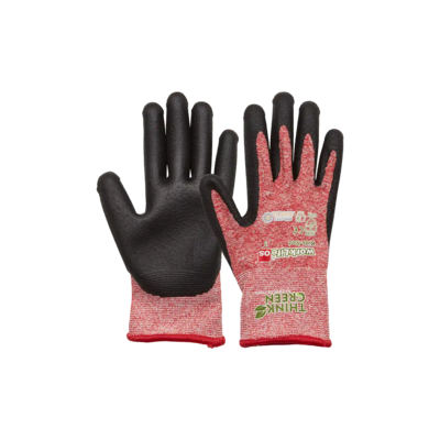 Puutarhakäsineet lapsille OS punainen koko 3