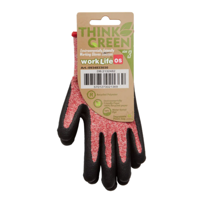 Puutarhakäsineet lapsille OS punainen koko 3