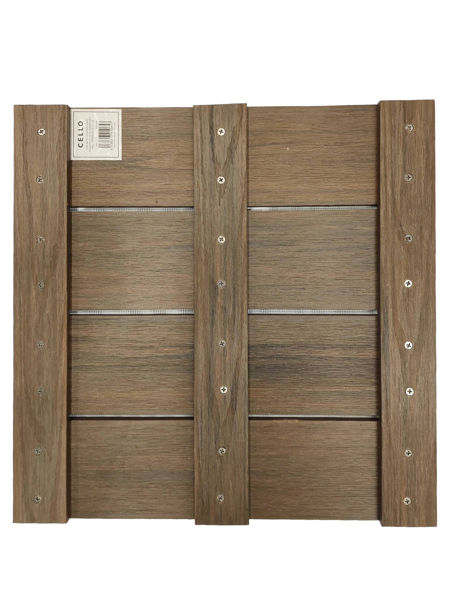 Pihalaatta Cello 40x40cm puukomposiitti ruskea