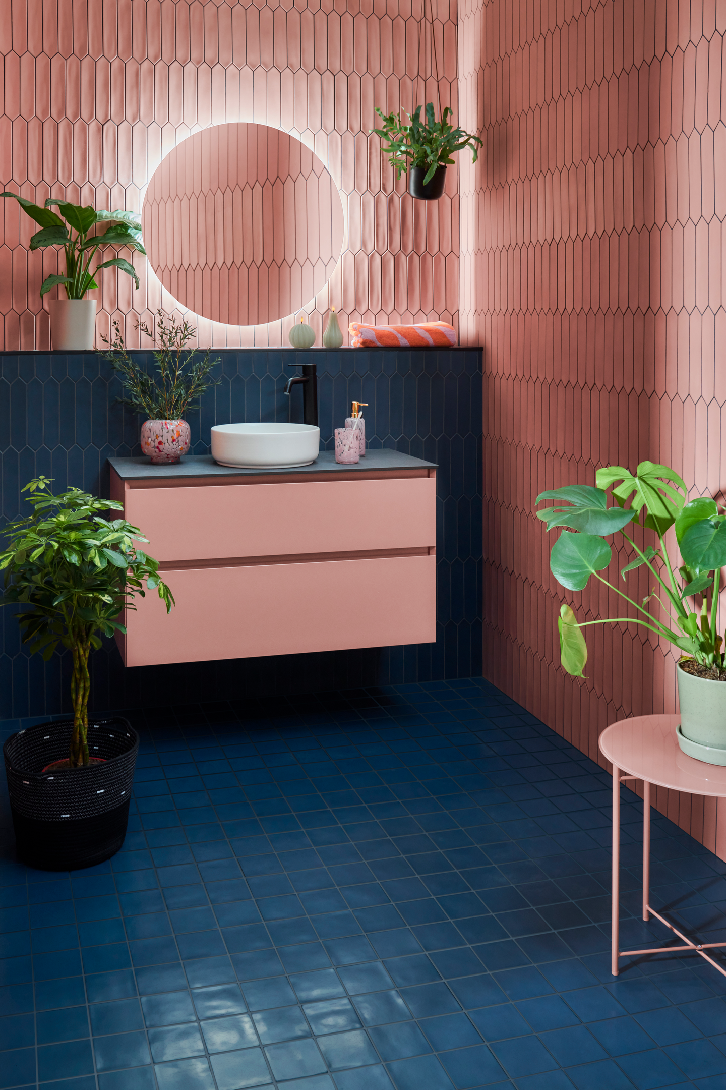 KAKEL LANSE CELLO 5X25 ROSE MATT 0,5M (K)