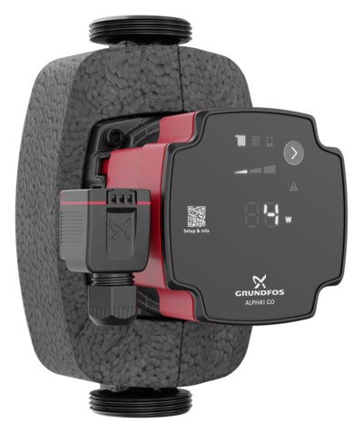 Lämpöjohtopumppu Grundfos Alpha1 Go 25-60 180 220-240v 9