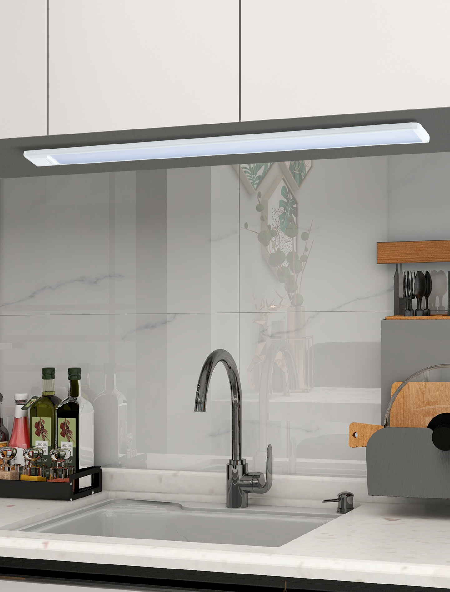 Työpistevalaisin EGLO EXPERT REPILADO 2 LED 87cm 13W 1800lm CCT valkoinen