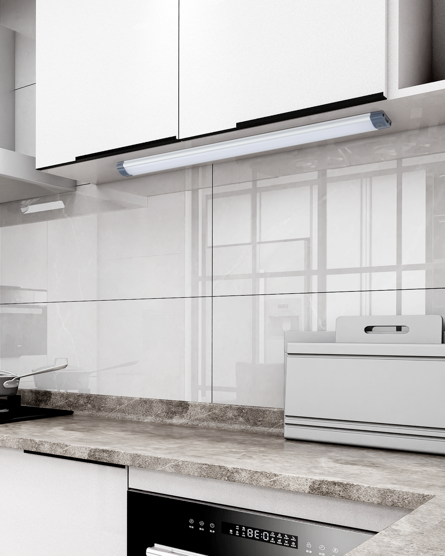 Työpistevalaisin EGLO EXPERT LERCA LED 37cm 5W 600lm harmaa/valkoinen