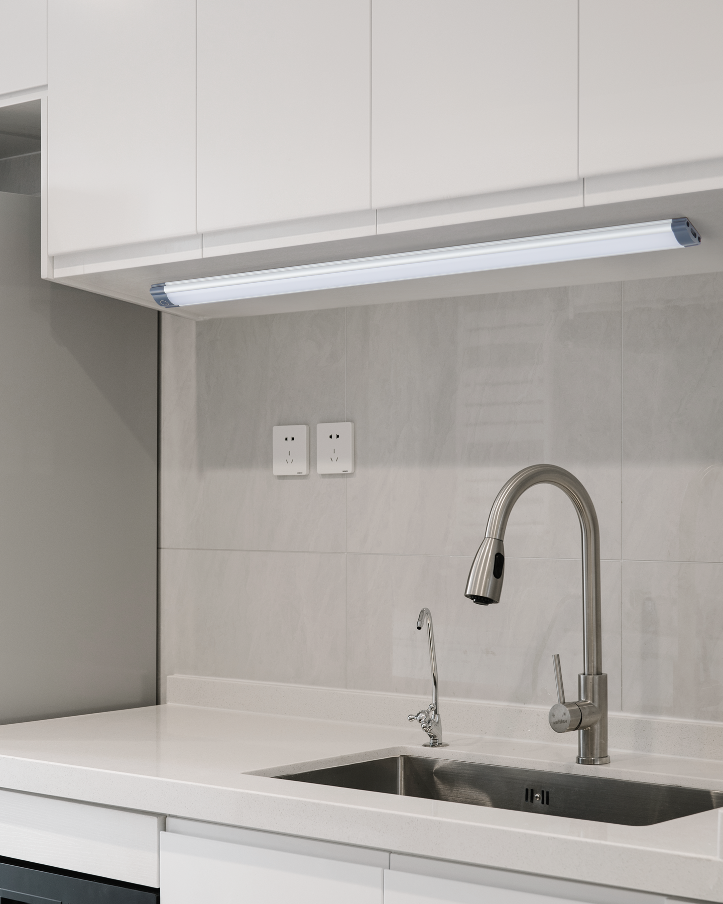 Työpistevalaisin EGLO EXPERT LERCA LED 47cm 6W 700lm harmaa/valkoinen