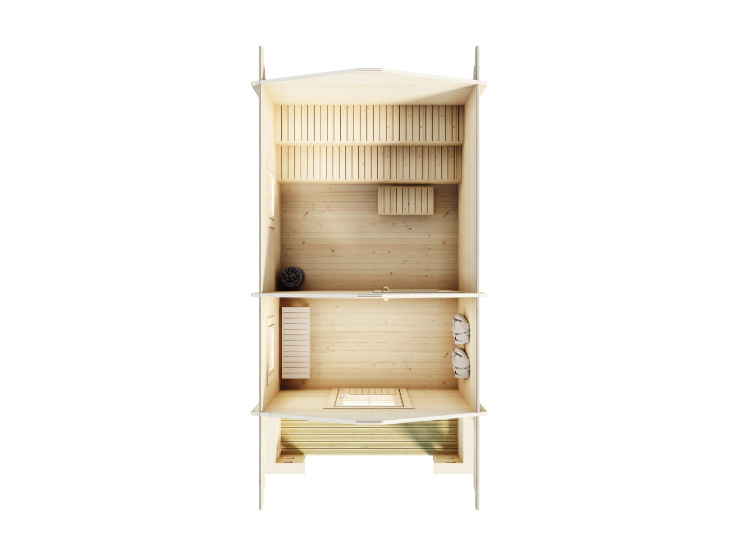 Sauna Luoman Lillevilla Tulilampi 10,3m²