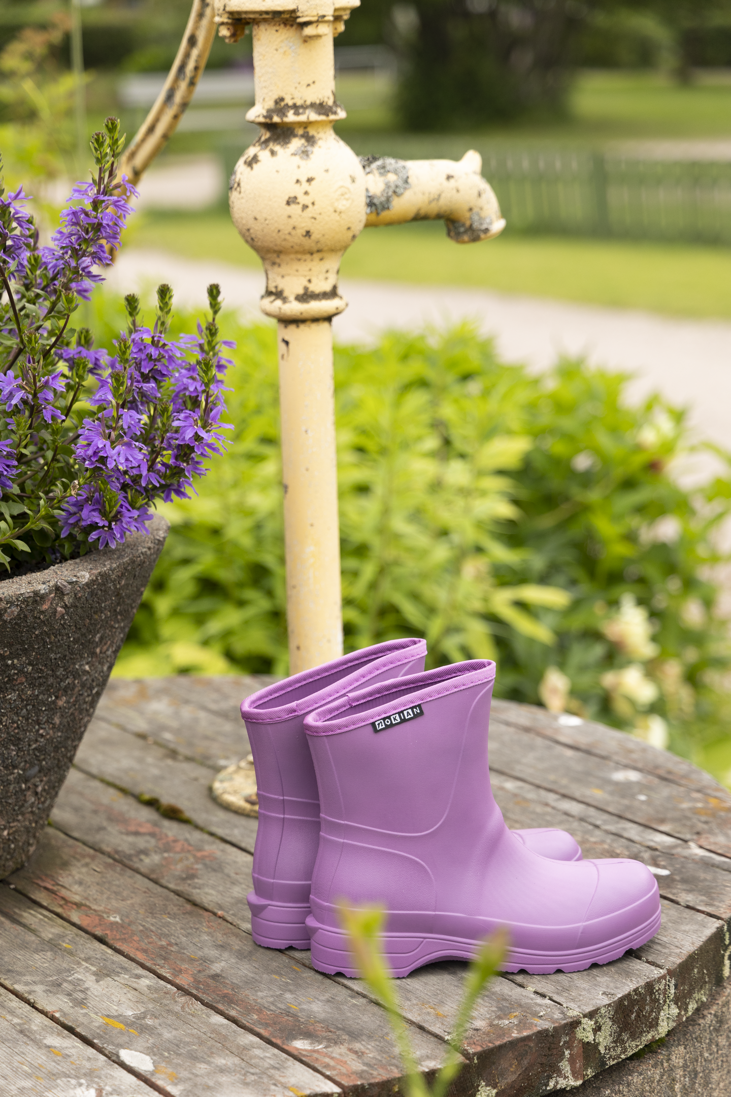 Kumisaappaat Nokia light garden eva pinkki