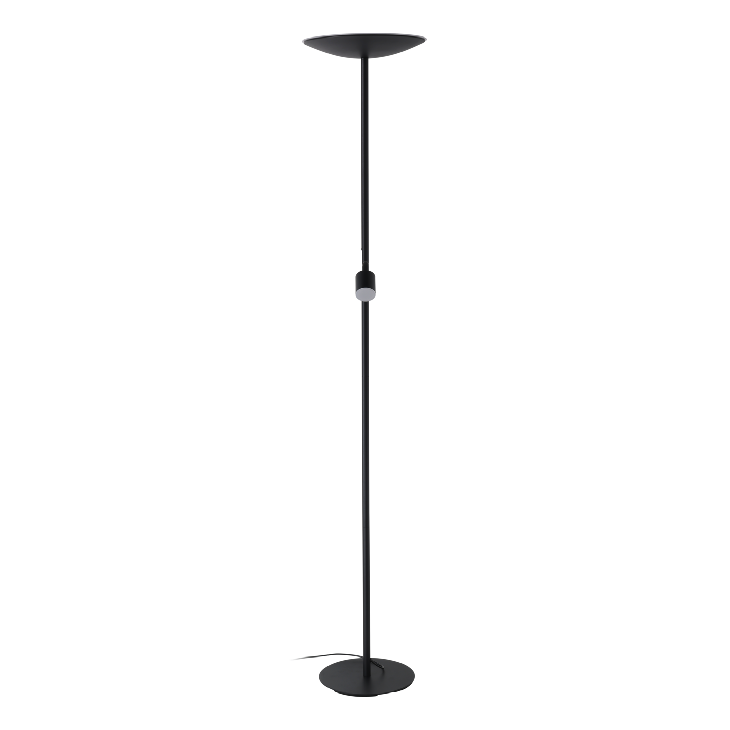 Lattiavalaisin EGLO Conivarino LED lukuvalolla  26,5W 4W 2700K musta