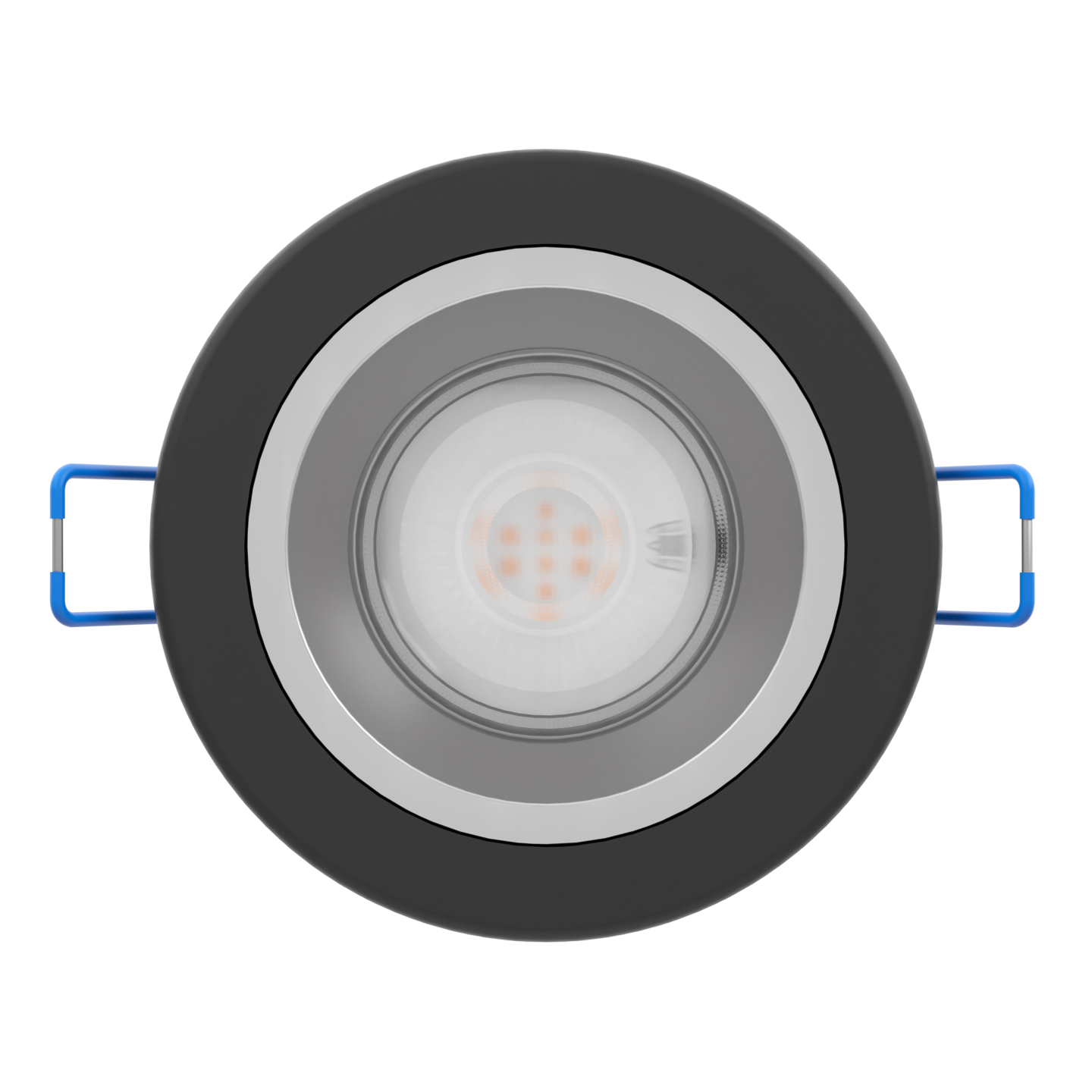 Alasvalo EGLO Yebra led CCT 87mm 4,8W 480lm himmennettävä IP44 musta