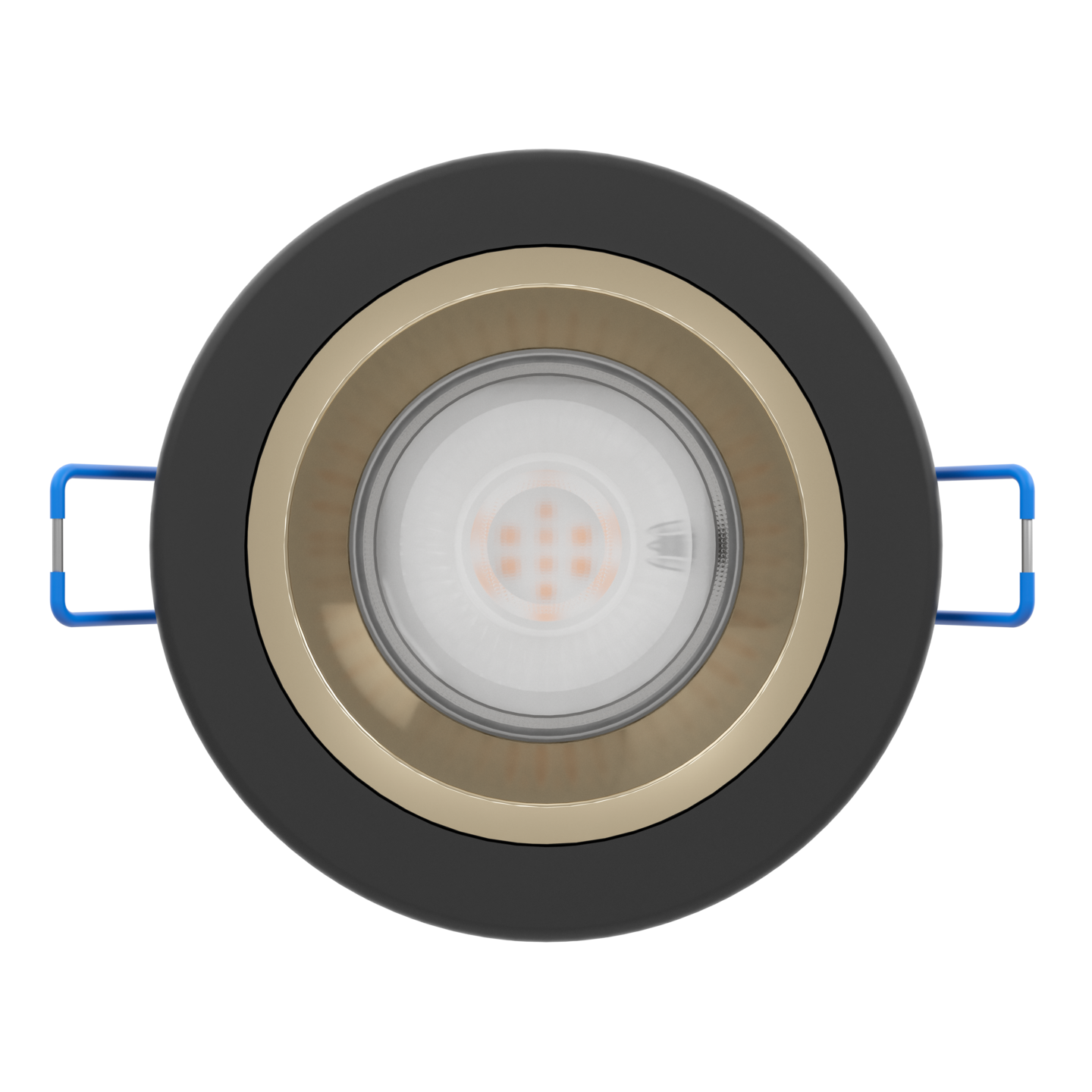 Alasvalo EGLO Yebra led CCT 87mm 4,8W 480lm himmennettävä IP44 musta