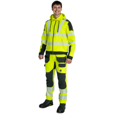 Työtakki Cerva Daybofo PFM stretch keltainen
