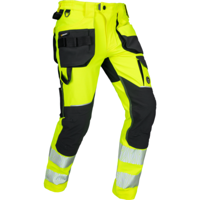 Työhousut Cerva Dayboro PFM stretch keltainen