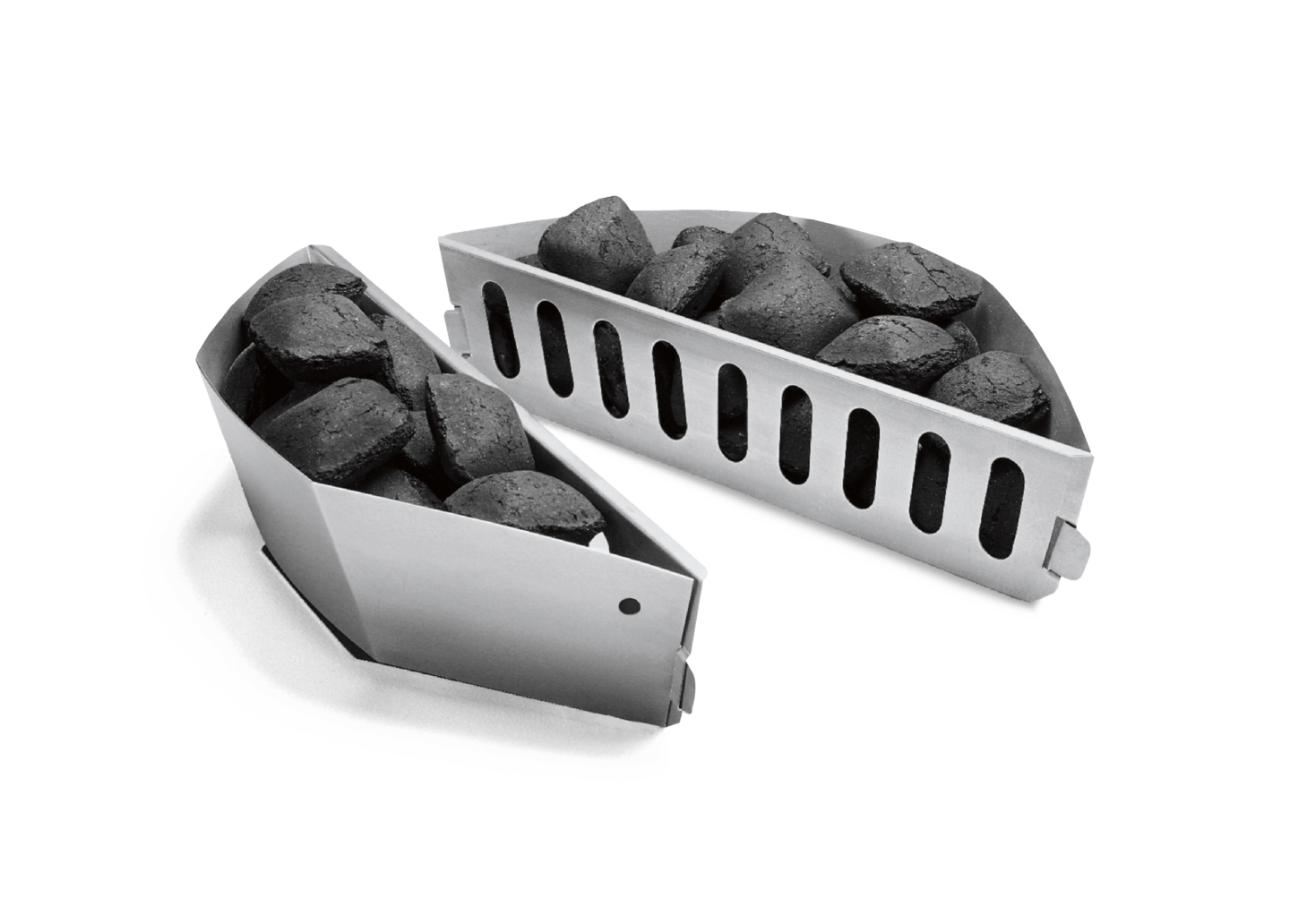 Hiili-/Brikettikorit Weber  2kpl