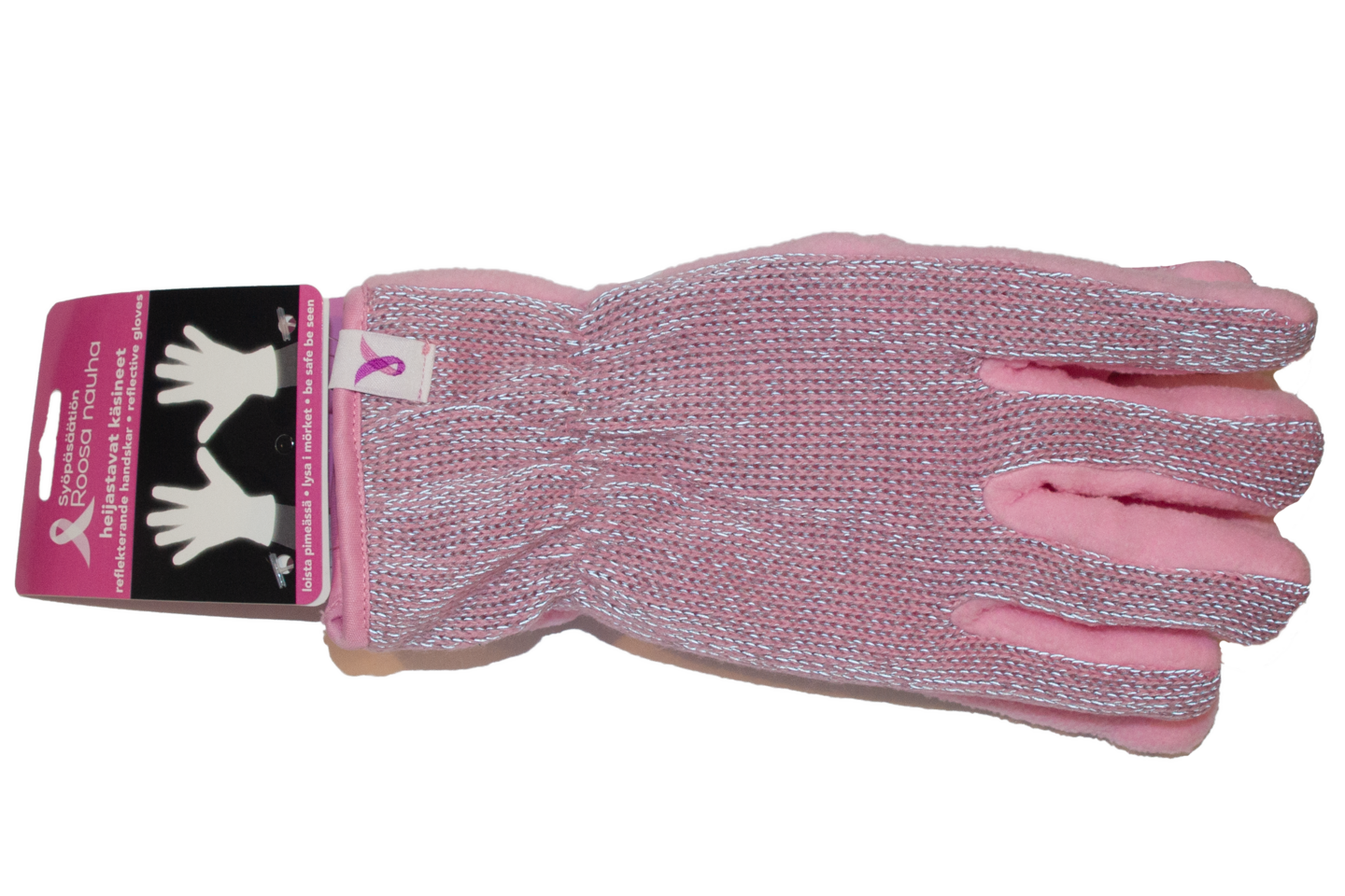 Käsineet Roosa nauha pinkki koko M