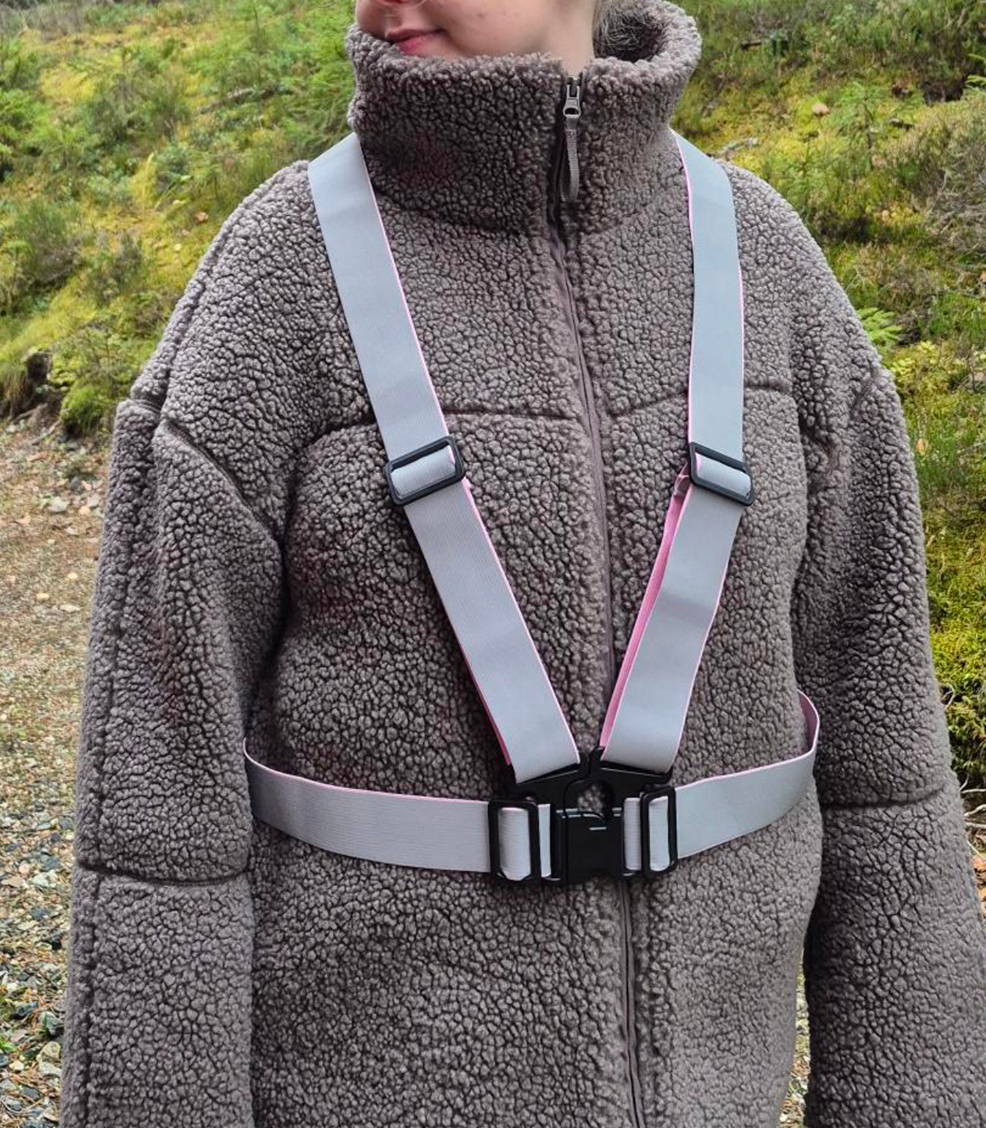 Heijastinvaljaat+ Roosa nauha pinkki