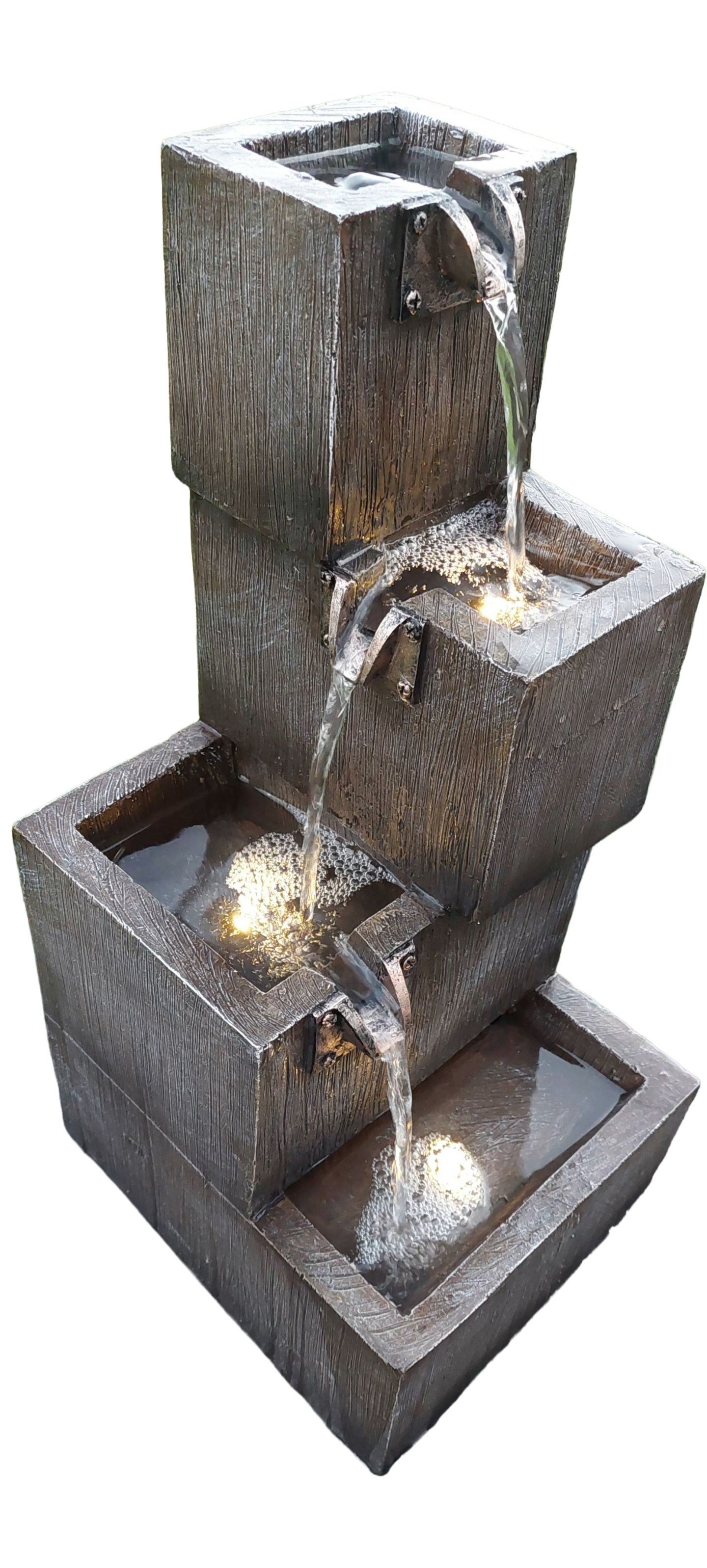 Suihkulähde Cello Putous led valoilla