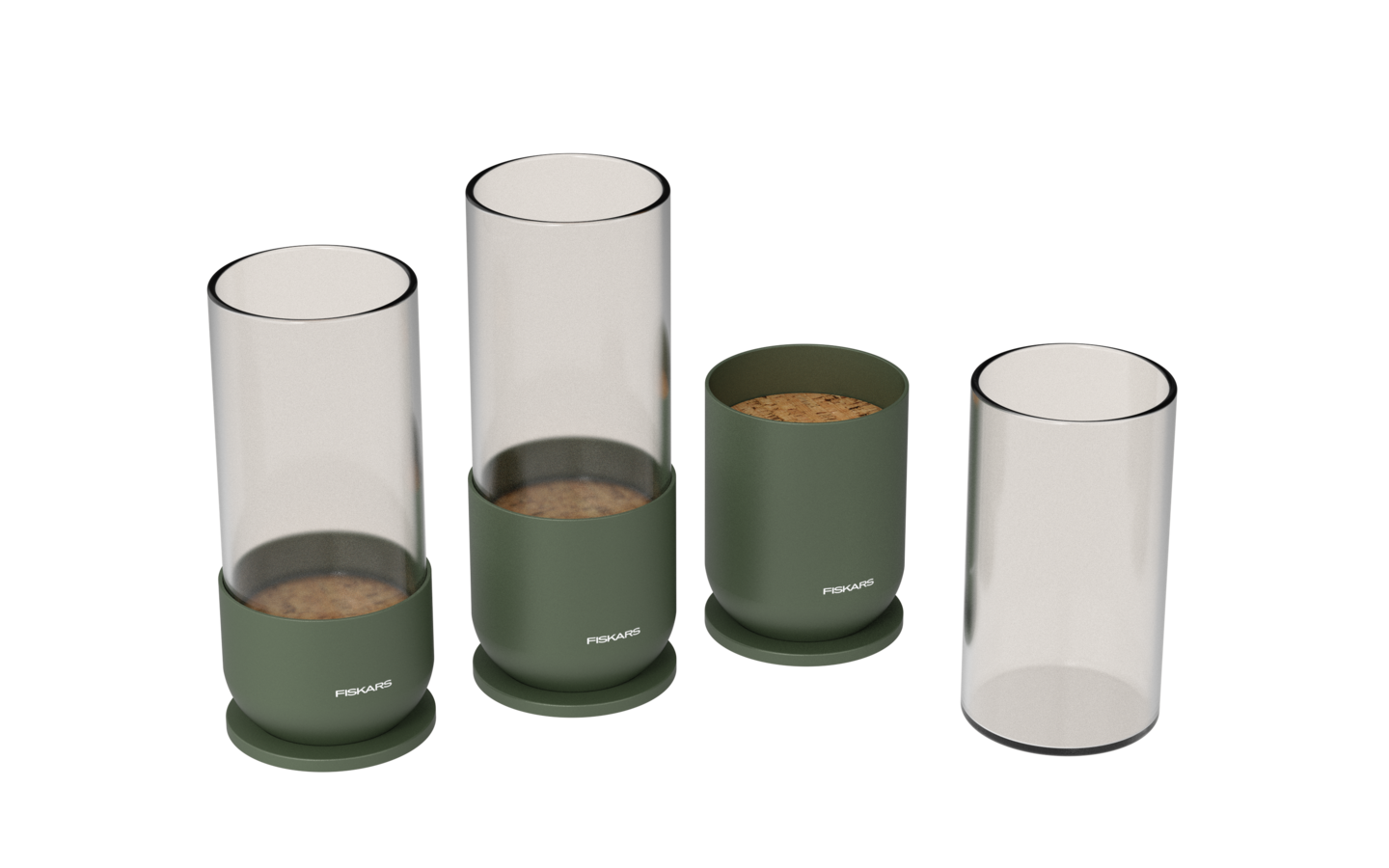 Pistokkaiden istutussetti Fiskars 3-osin