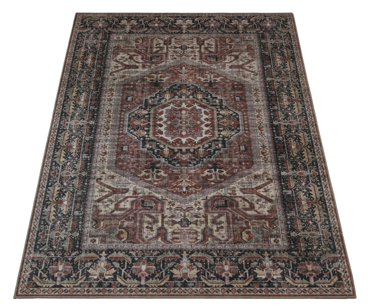 Sisustusmatto Jysmä Tigris 140x200 cm punainen