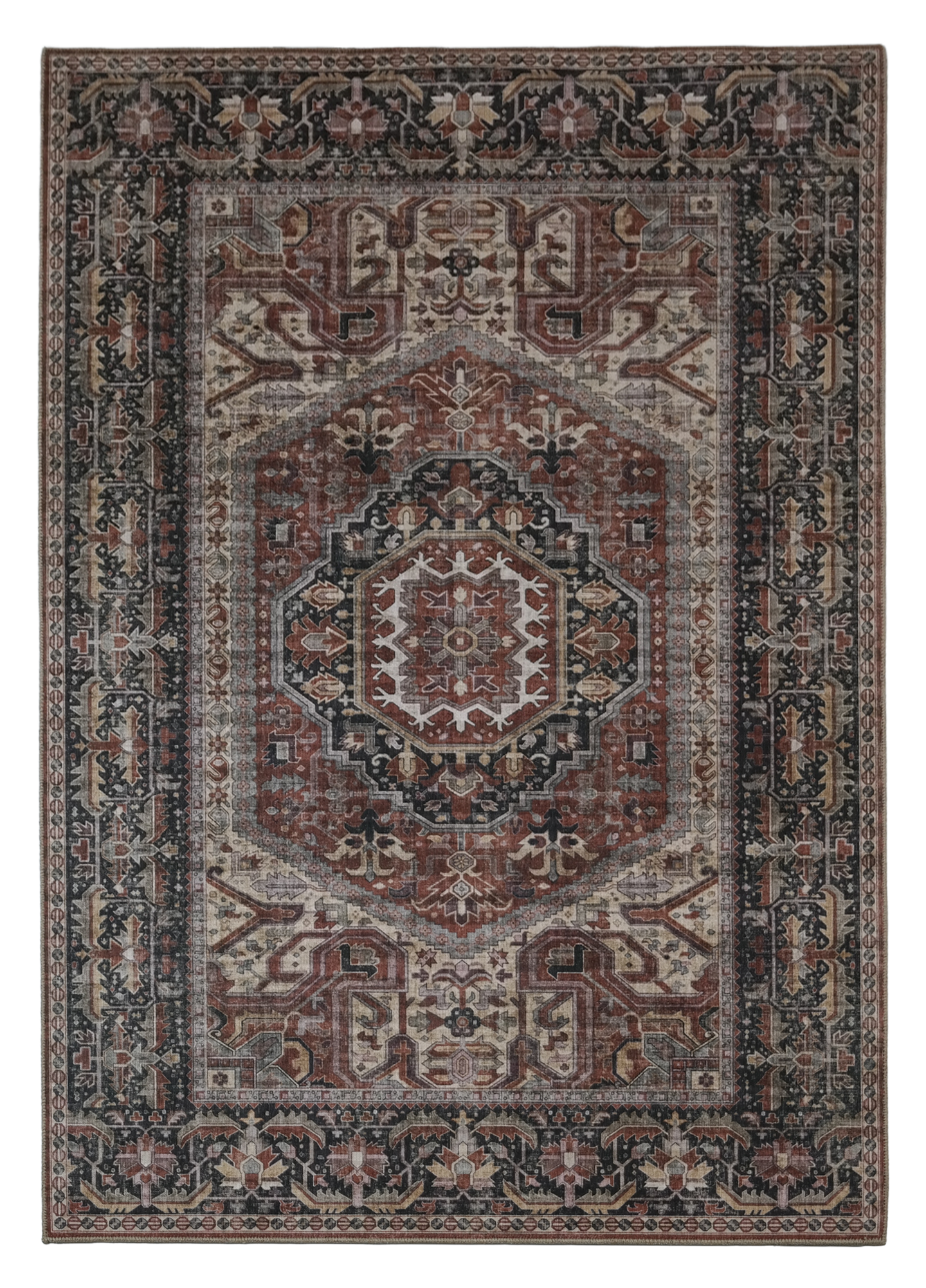 Sisustusmatto Jysmä Tigris 140x200 cm punainen