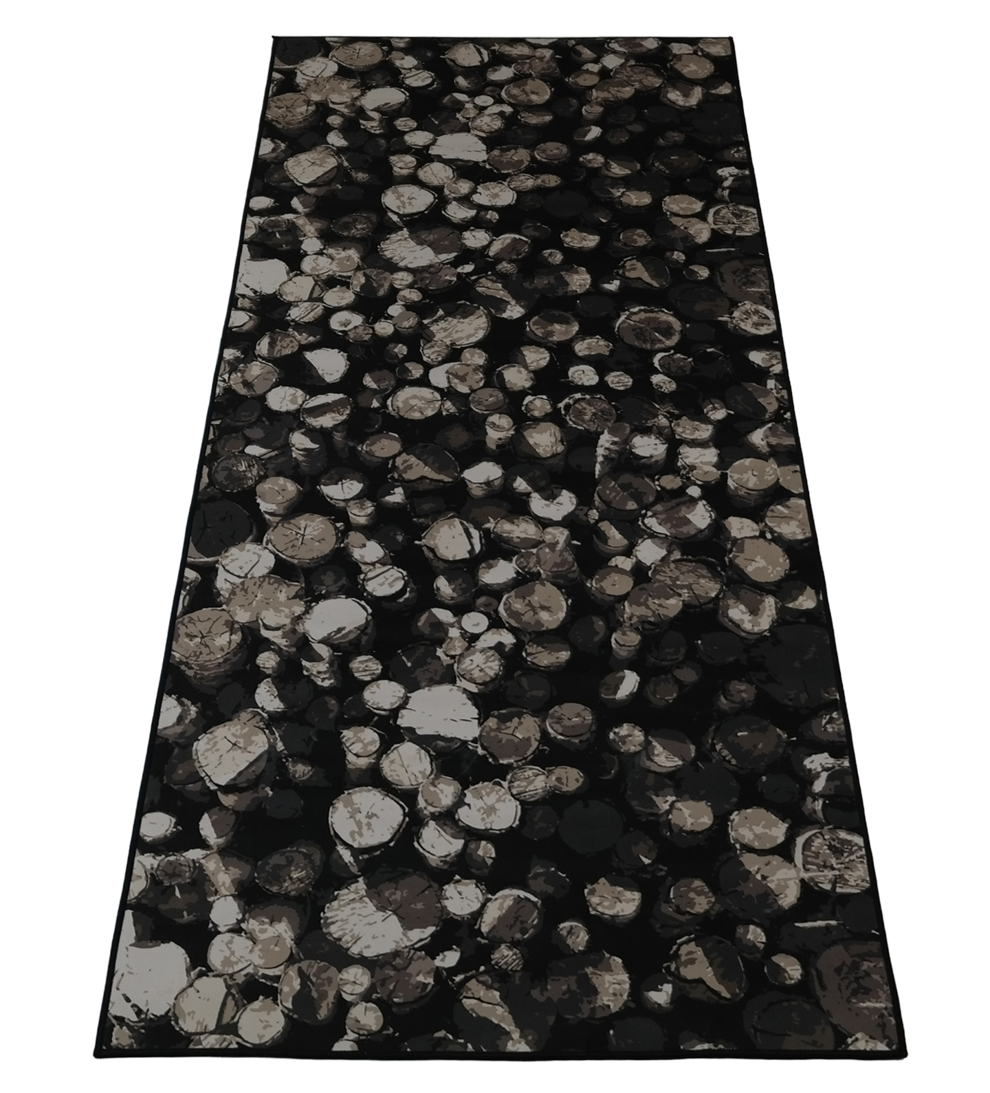 Sisustusmatto Jysmä Savotta 80x200 cm musta/ruskea