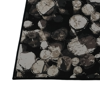 Sisustusmatto Jysmä Savotta 140x200 cm musta/ruskea