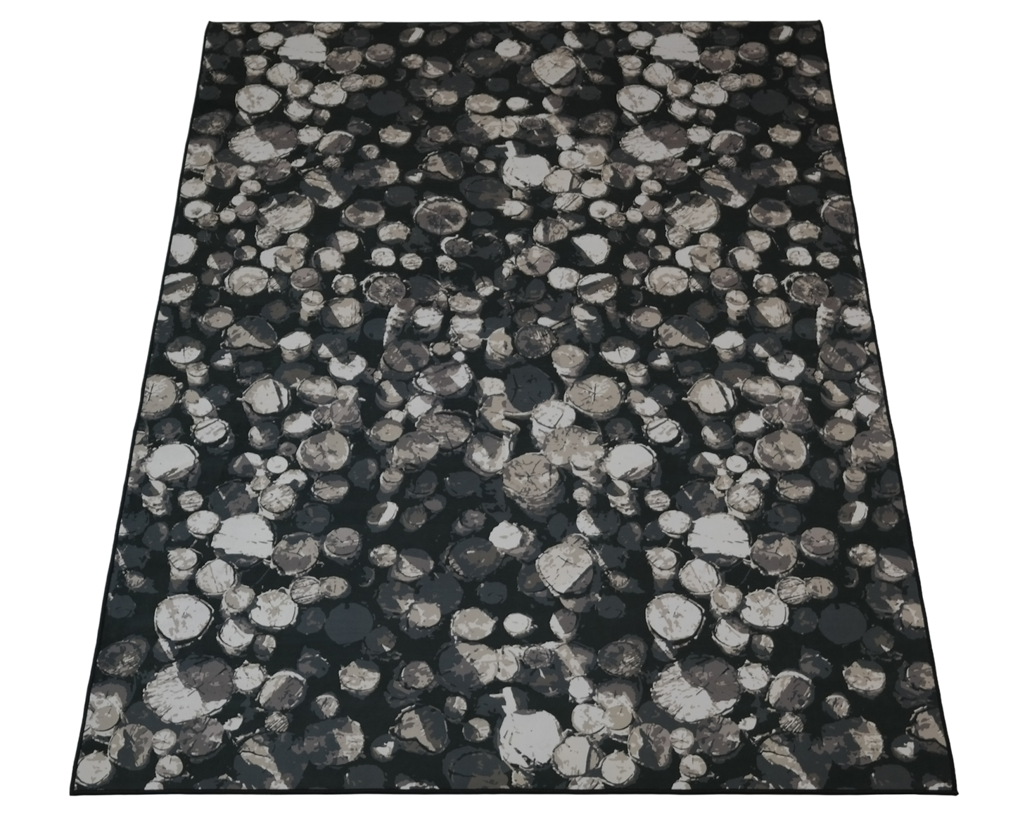 Sisustusmatto Jysmä Savotta 140x200 cm musta/ruskea