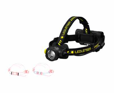 Otsalamppu Ledlenser H15R Work musta 2500lm ladattava