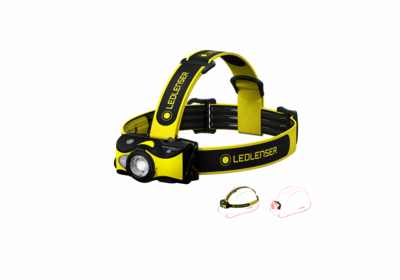 Otsalamppu Ledlenser iH9R keltainen 600lm ladattava