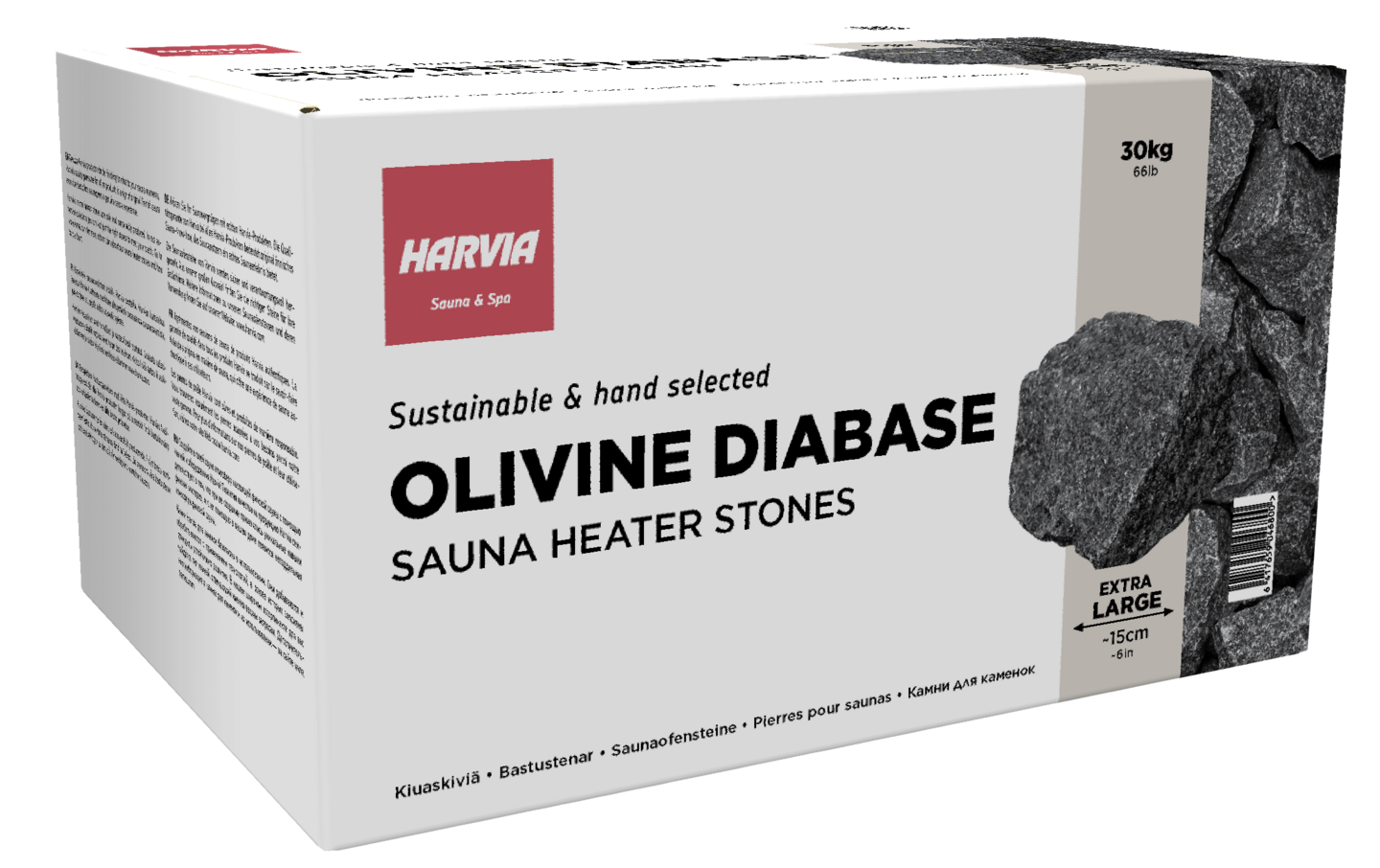 Kiuaskivi Harvia >15cm 30kg