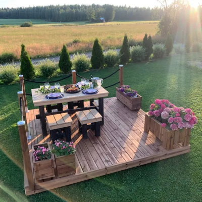 Kukkalaatikko PatioNord Kasvu 30cm korkea