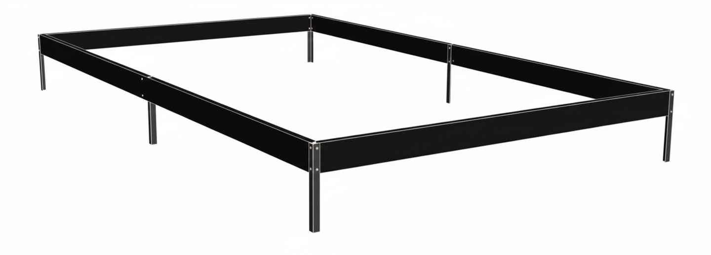 Sokkeli Halls Icon 8,1 m2 malliin, musta