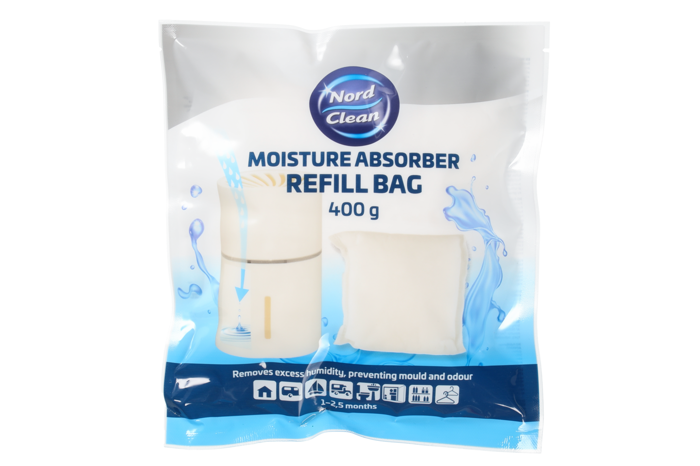 Kosteudenpoistajan täyttöpussi Nord Clean 400g