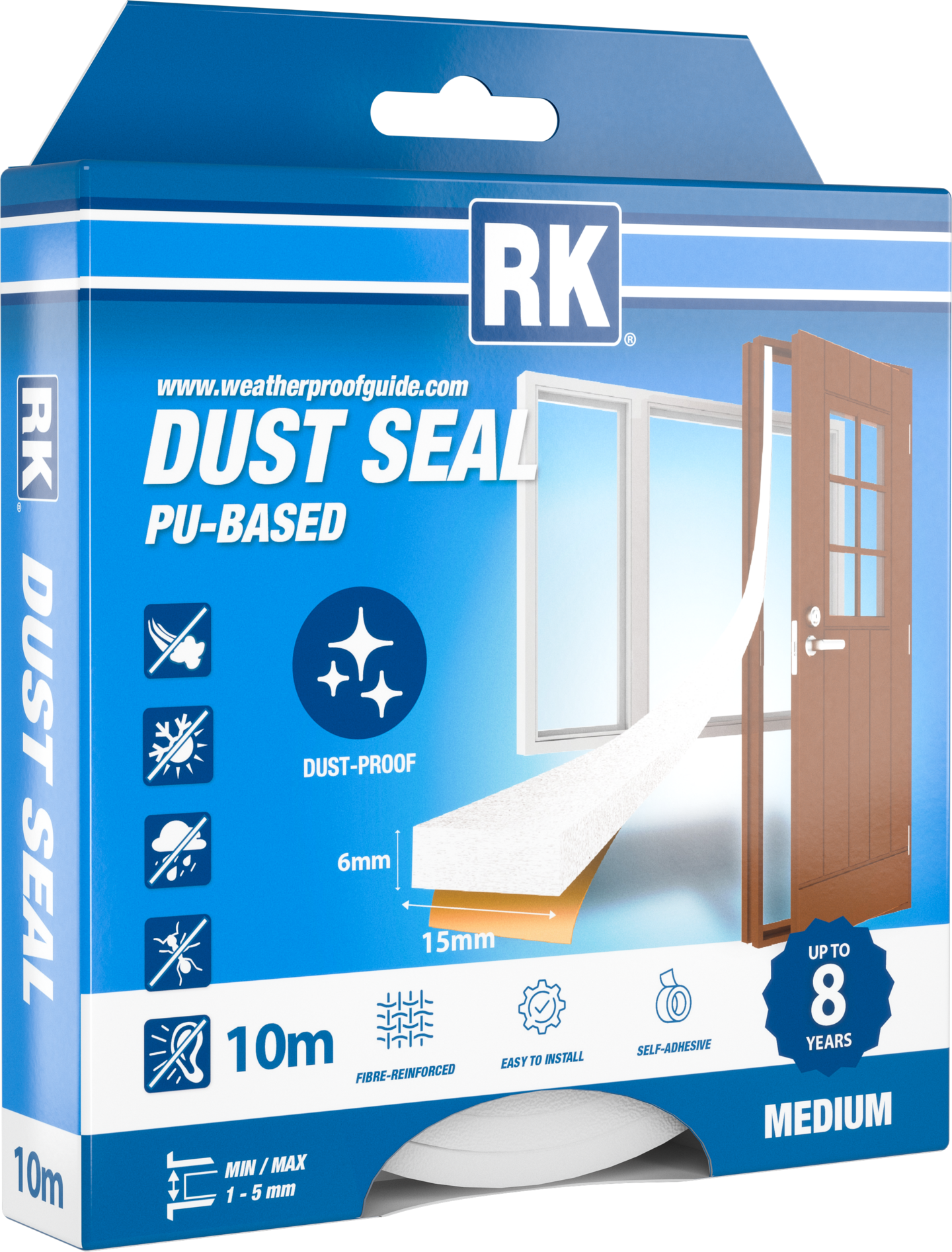 Vahvistettu PU-tiiviste RK 10m