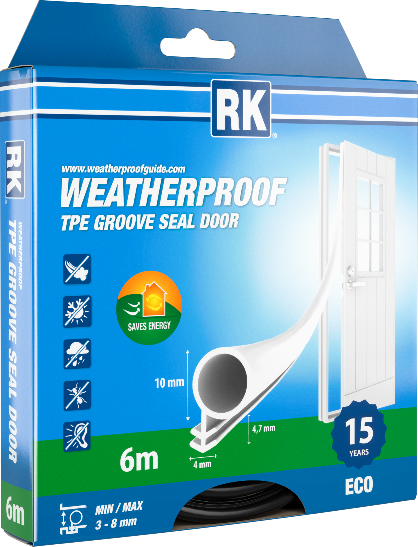 Uratiiviste RK ovi 100m 6m musta