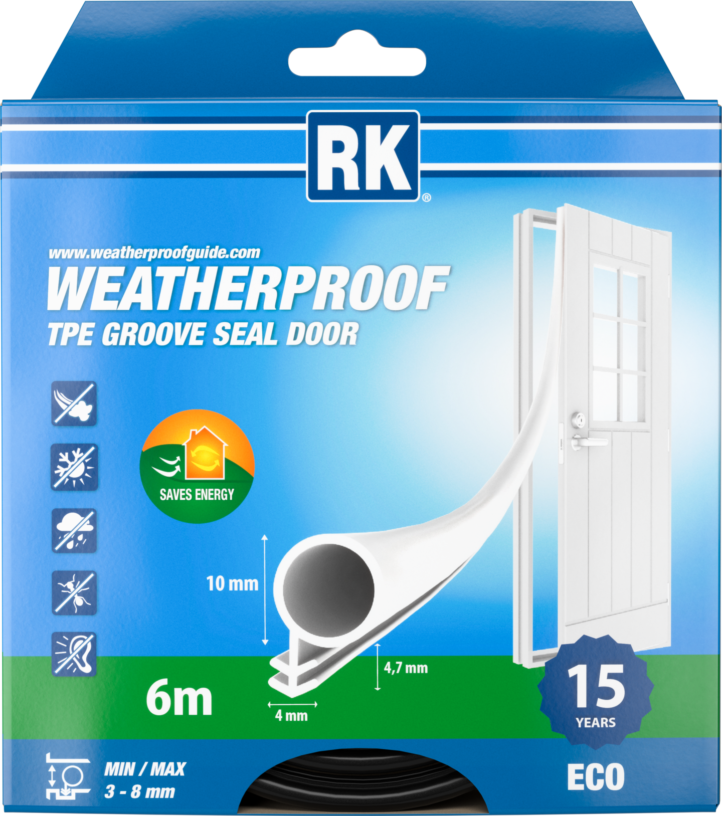 Uratiiviste RK ovi 100m 6m musta