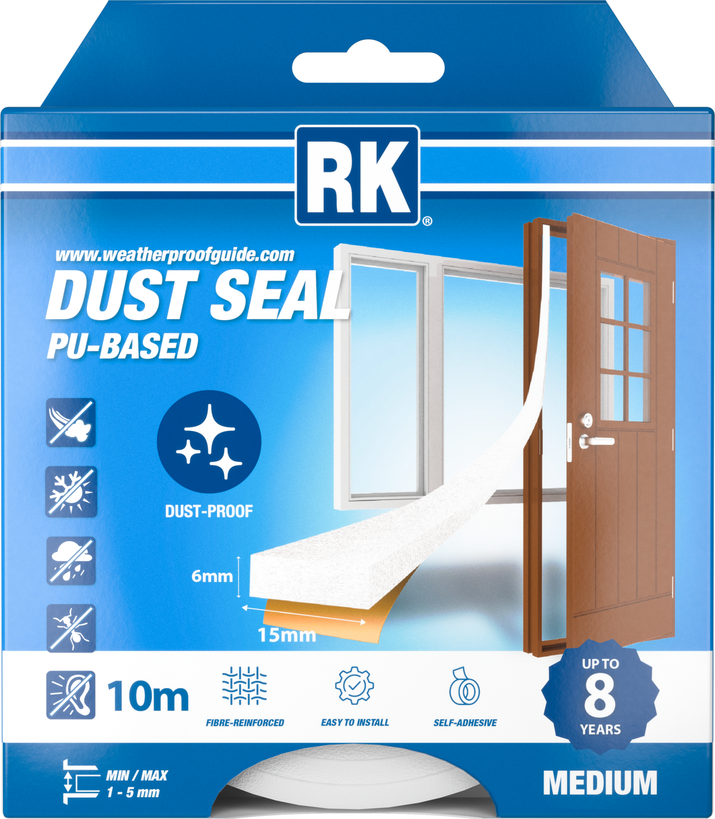 Vahvistettu PU-tiiviste RK 10m