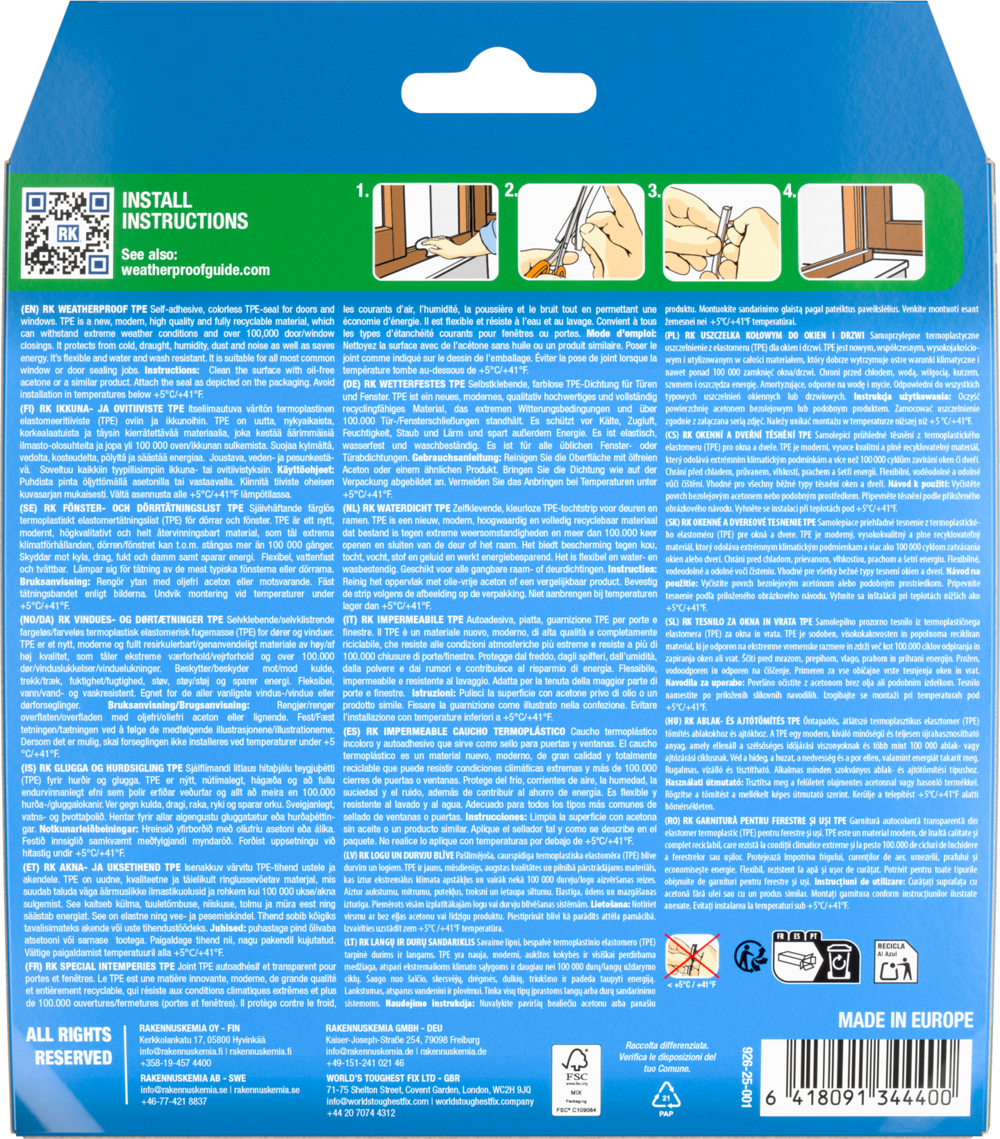 Yleistiiviste RK 6m kirkas