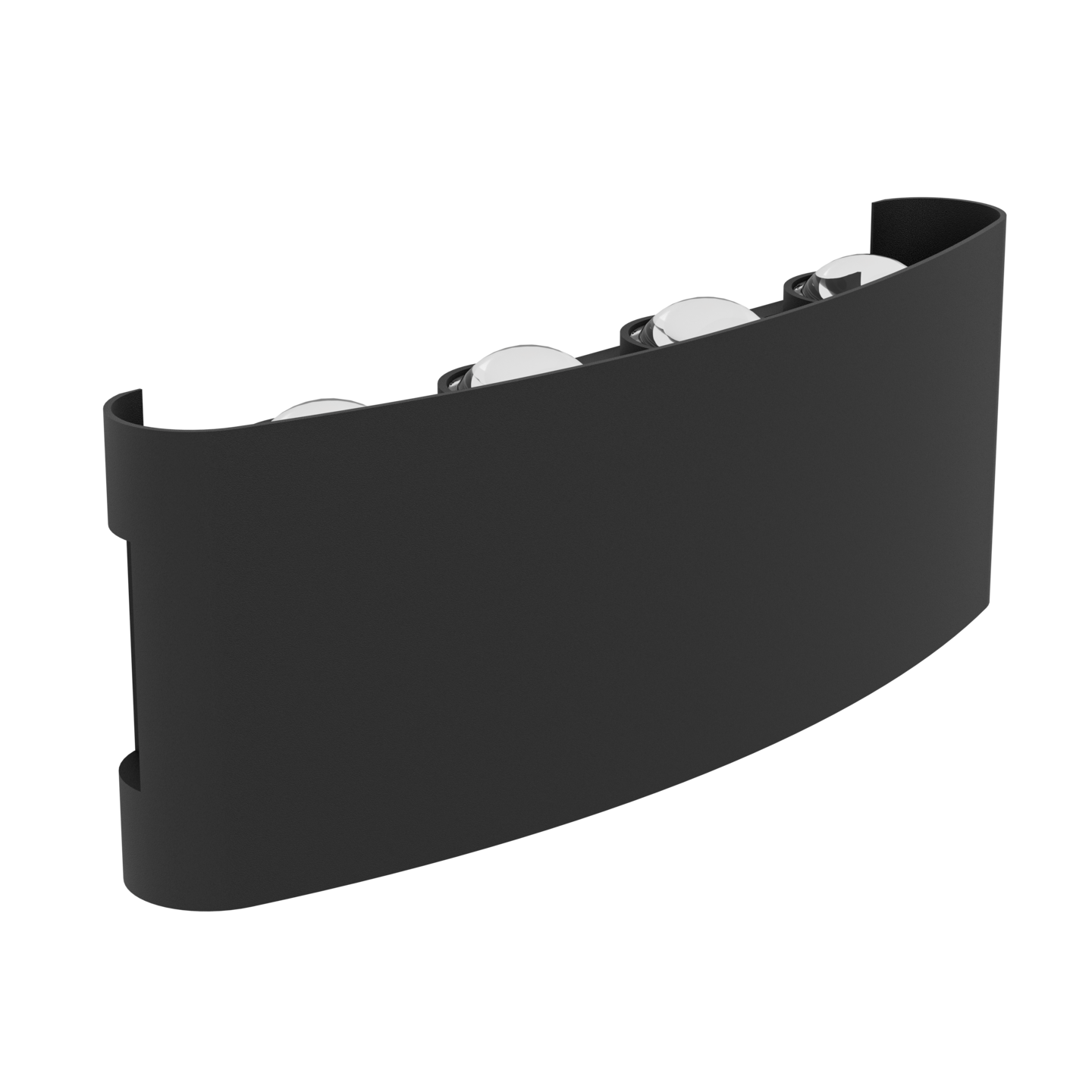 Ulkoseinävalaisin EGLO Cosolenzo-E 8x8W Led 3000K 8x800lm IP44 musta