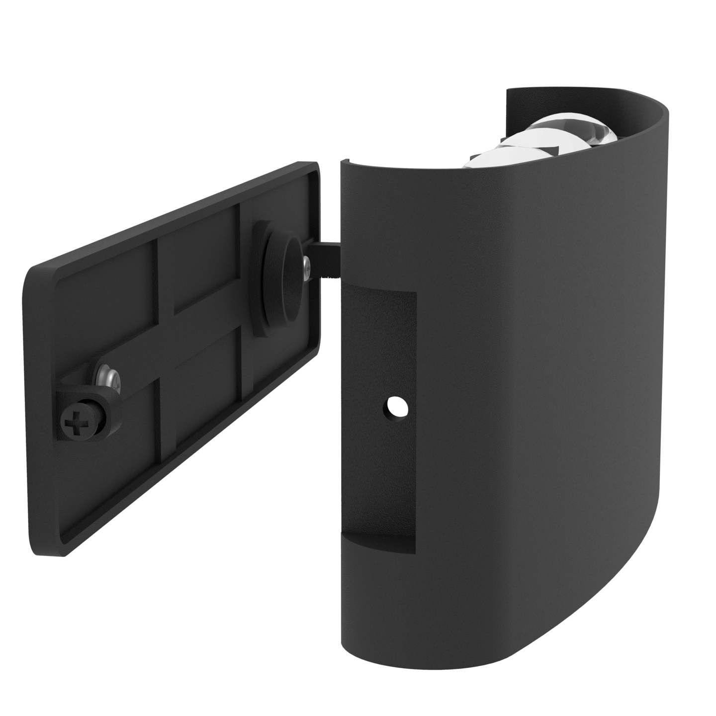 Ulkoseinävalaisin EGLO Cosolenzo-E 8x8W Led 3000K 8x800lm IP44 musta