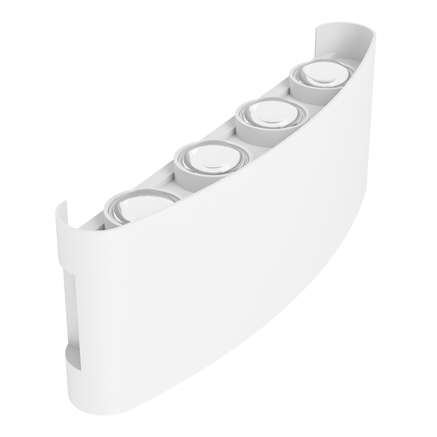 Ulkoseinävalaisin EGLO Cosolenzo-E 8x8W Led 3000K 8x800lm IP44 valkoinen