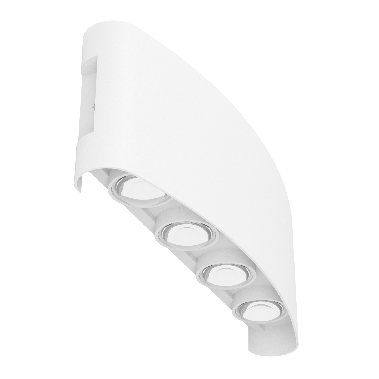 Ulkoseinävalaisin EGLO Cosolenzo-E 8x8W Led 3000K 8x800lm IP44 valkoinen