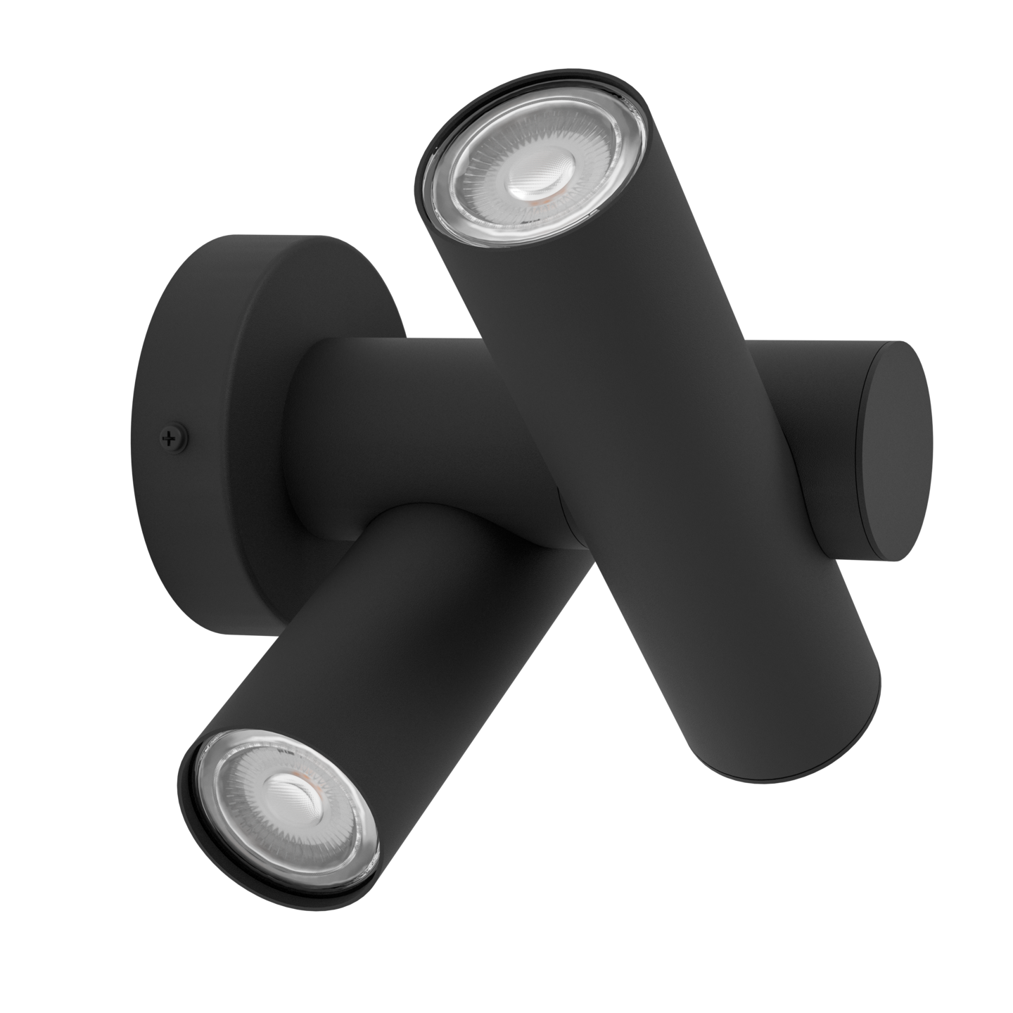 Ulkoseinävalaisin EGLO Fossignano 6,5W Led 3000K 800lm IP44 musta