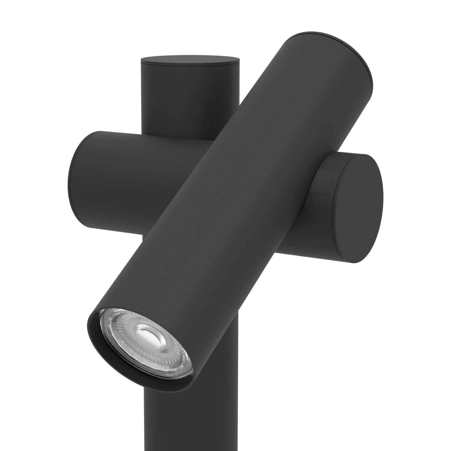 Ulkopylväsvalaisin EGLO Fossignano 70cm 4,5W Led 3000K 550lm IP44 musta
